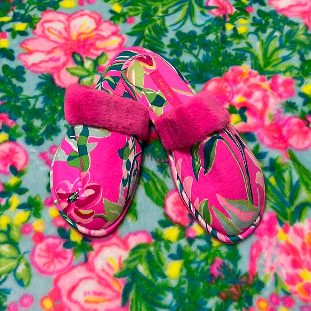 Lilly pulitzer slipper bnwot only tried on